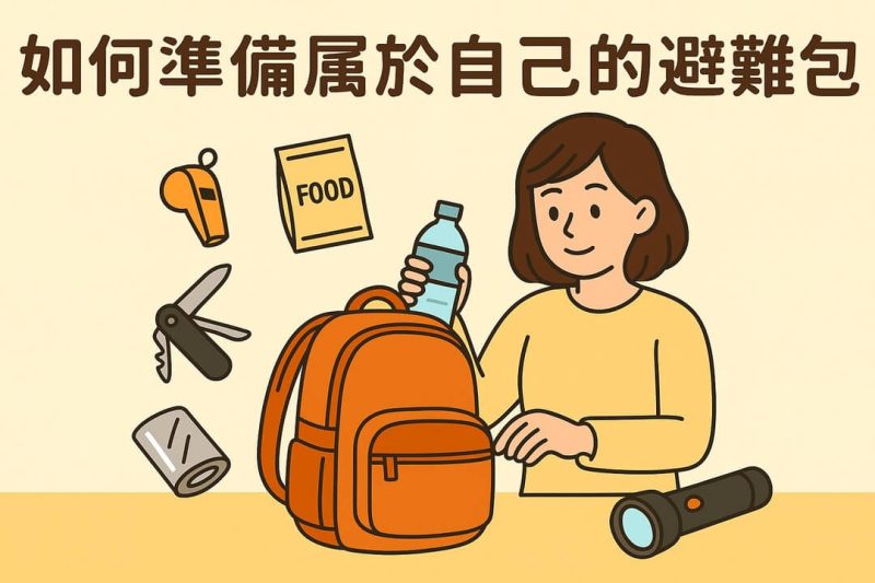 如何準備自己的避難包