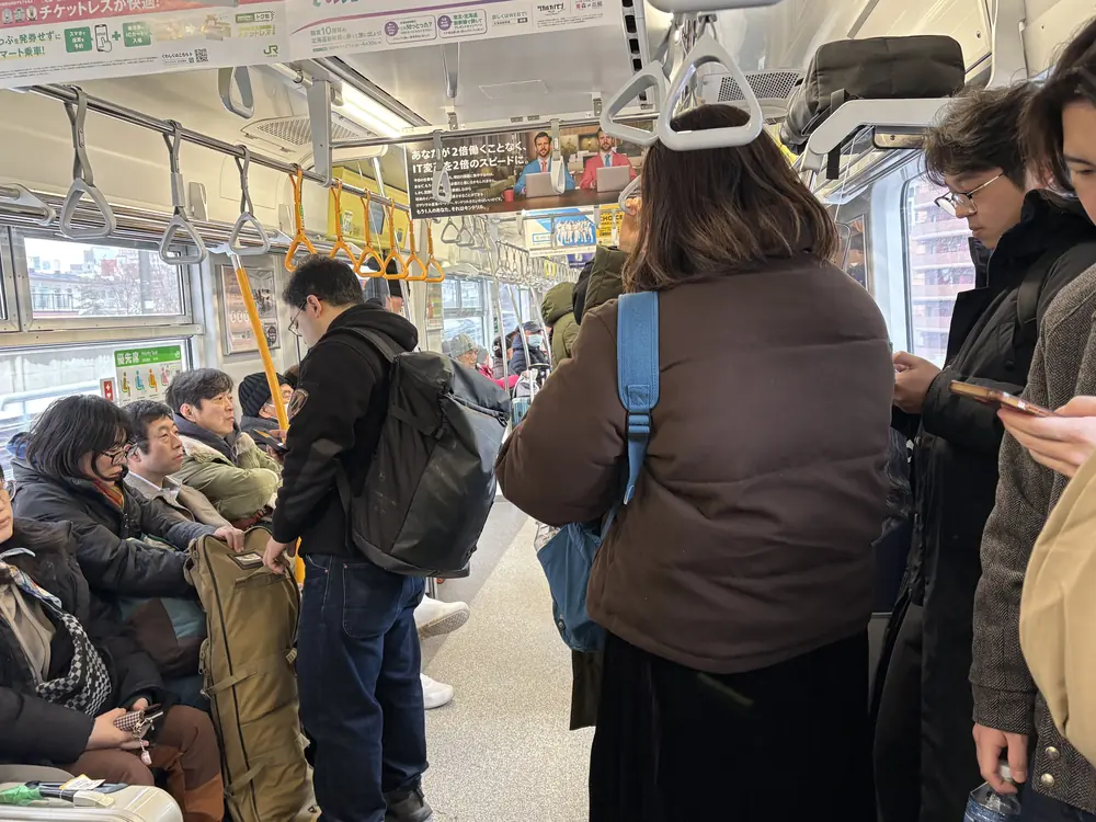 札幌搭往小樽的JR