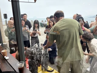 外木山 貓貓咖啡 貓咪餵食