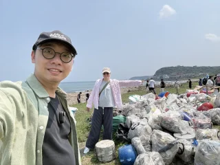 淨灘大家一起的成果