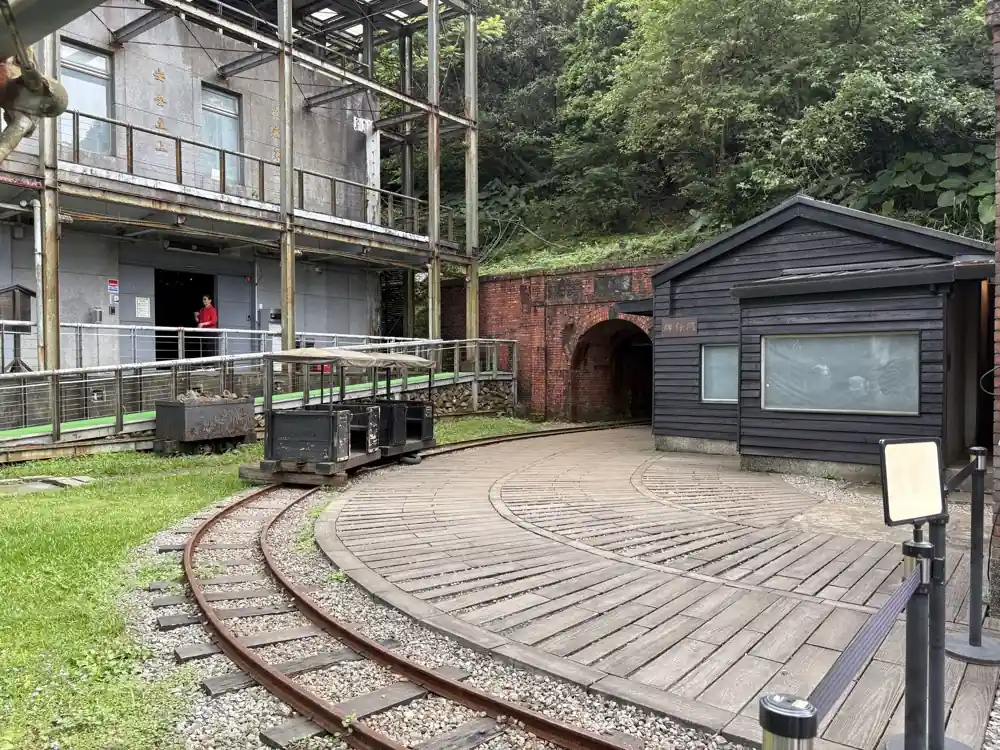 黃金博物館-本山五坑鐵軌