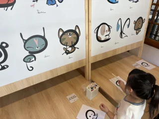 台中國家漫畫博物館-兒童畫畫區2