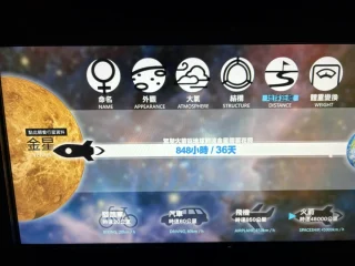 天文館-展場二樓-金星介紹