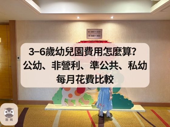 3–6歲幼兒園費用