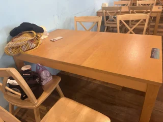 赤腳丫生態農莊-餐廳桌子